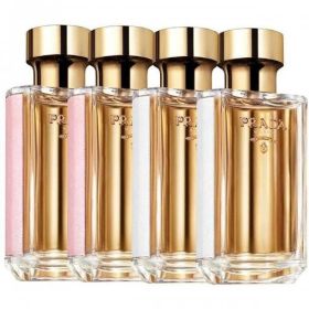 Prada 2 X La Femme 4 PCS SET 0.3 oz EDP Spray for Women + 2 X La Femme L'eau 0.3 oz EDT
