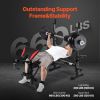 VEVOR Weight Bench, Multi-Functional Adjustable Weight Bench Press for Full Body Workout, 660lbs Exercise Sit up Bench for Home Gym Strength Training