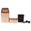 Cordless Double Metal Foil Shaver - FXFS2RG Rose Gold by BaBylissPRO for Men - 1 Pc Shaver