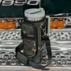 40 oz Insulated Tumbler with Handle, Straw & Trucker Camo Sleeve – Leakproof Stainless Steel Travel Cup
