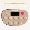 Joydeem Ceramic Rice Cooker, 6 Cups Uncooked Rice Cookers with Pure Ceramic Inner Pot, Healthy & PFOA Free, 3L/3.2 qt, DFB-C300